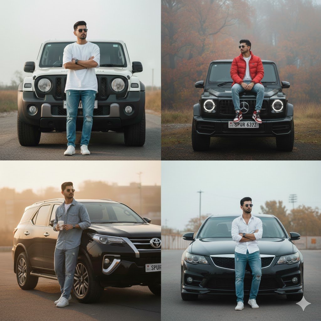 Viral Google Gemini Boys Realistic Car AI Photo Prompts 2025: Master the Art of Hyper-Realism